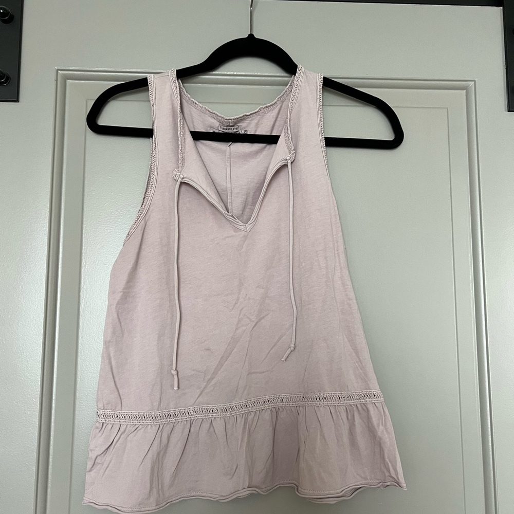 Abercrombie light purple tank size xs